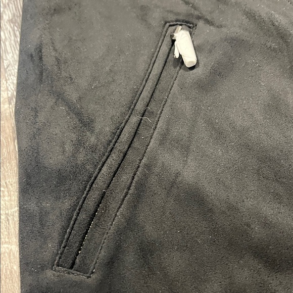 J. Jill Black Asymmetrical Zip Jacket New with tag Sizes large - Picture 3 of 7